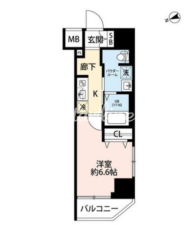 プレール・ドゥーク門前仲町IIIの物件間取画像